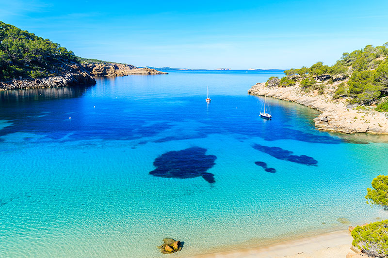 plage à Ibiza