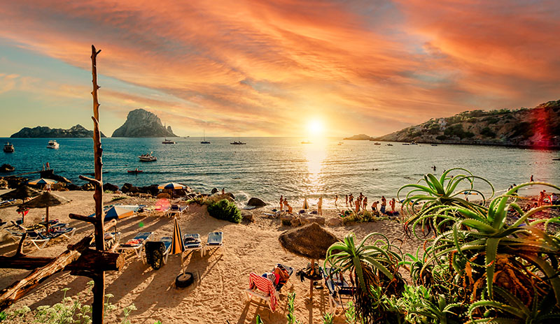 ibiza coucher de soleil